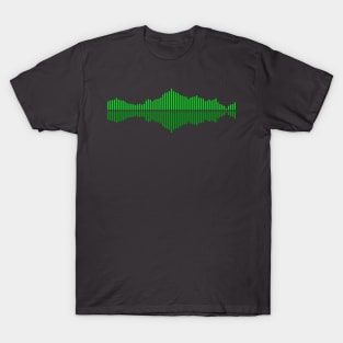 Audio Waveform or Soundwave T-Shirt